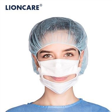 LIONCARE® medicinska maska ​​za lice sa čistim prozorom