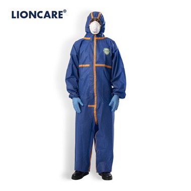 LIONCARE® CoverLite zaštitni kombinezon za jednokratnu upotrebu sa zalijepljenim šavovima plavi